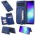 Samsung Galaxy S10 5G Wallet Card Slots Shockproof Cover Blue