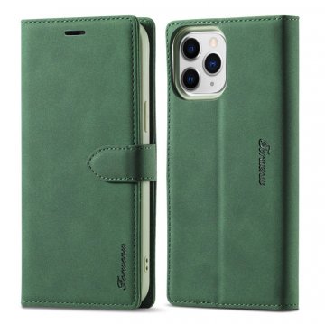 Forwenw iPhone 12/12 Pro Wallet Kickstand Magnetic Case Green