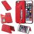 iPhone 6 Plus/6s Plus Wallet Magnetic Stand Shockproof Cover Red