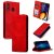 Samsung Galaxy A60 Wallet Stand Magnetic Shockproof Case Red