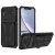 iPhone XR Card Slot Kickstand Drop-proof TPU + PC Case Black