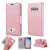 Samsung Galaxy S10e Cat Pattern Wallet Magnetic Stand Case Pink