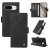 YIKATU Google Pixel 8 Skin-touch Wallet Kickstand Case Black