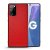 Genuine Leather Samsung Galaxy Note 20 Litchi Texture Cover Red