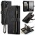 CaseMe Samsung Galaxy A14 5G Wallet Kickstand Case Black