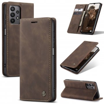 CaseMe Samsung Galaxy A23 Wallet Magnetic Case Coffee