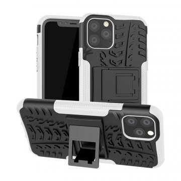 Hybrid Rugged iPhone 11 Pro Kickstand Shockproof Case White