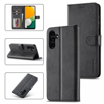 LC.IMEEKE Samsung Galaxy A13 5G Wallet Magnetic Stand Case Black