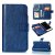 iPhone 7 Plus/8 Plus Wallet 9 Card Slots Stand Leather Case Blue