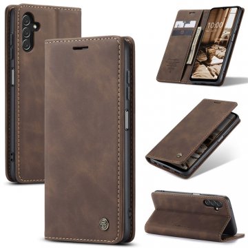 CaseMe Samsung Galaxy A13 5G Wallet Kickstand Magnetic Case Coffee