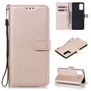 Samsung Galaxy S20 Wallet Kickstand Magnetic PU Leather Case Rose Gold