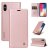 YIKATU iPhone XS Max Wallet Kickstand Magnetic Case Rose Gold