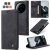 CaseMe Xiaomi 17 Ultra Wallet Magnetic Suede Leather Case Black