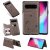 Samsung Galaxy S10 5G Bee and Cat Card Slots Stand Cover Gray