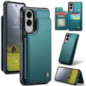 CaseMe Samsung Galaxy S25 Edge RFID Blocking Card Holder Kickstand Case Brown