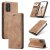CaseMe Samsung Galaxy A32 5G Wallet Kickstand Magnetic Case Brown