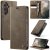 CaseMe Samsung Galaxy S25 Plus Magnetic Wallet Case with RFID Blocking Coffee