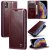 CaseMe iPhone XS Max Wallet Kickstand Magnetic Flip Case Red