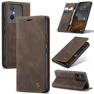 CaseMe Xiaomi Redmi 11A/12C Wallet Suede Leather Case Coffee