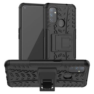 OnePlus Nord N100 Hybrid Rugged PC + TPU Kickstand Case Black