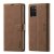 Forwenw Samsung Galaxy S20 Plus Wallet Magnetic Kickstand Case Brown