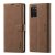 Forwenw Samsung Galaxy S20 Plus Wallet Magnetic Kickstand Case Brown