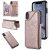 iPhone XS Max Embossed Wallet Magnetic Stand Case Rose Gold