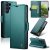 CaseMe Samsung Galaxy S26 Ultra Wallet RFID Blocking Magnetic Buckle Case Green