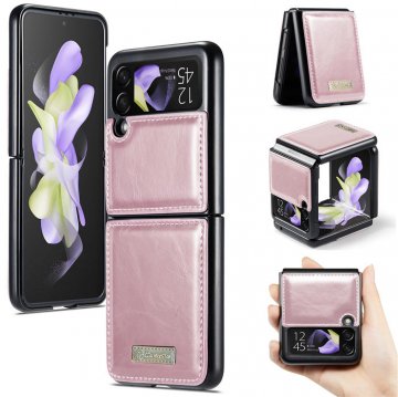 CaseMe Samsung Galaxy Z Flip4 5G PU Leather Case Pink