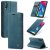 CaseMe Samsung Galaxy M10 Wallet Magnetic Flip Case Blue