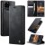 CaseMe Samsung Galaxy S20 Ultra Magnetic Wallet Case with RFID Blocking Black