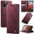 CaseMe iPhone 11 Pro Max Magnetic Wallet Case with RFID Blocking Red