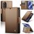 CaseMe Samsung Galaxy Z Fold8 RFID Wallet Case with Magnetic Buckle & Wireless Charging Brown