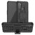 OnePlus Nord N100 Hybrid Rugged PC + TPU Kickstand Case Black