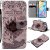 iPhone 12 Embossed Castle The Marauders Map Wallet Magnetic Stand Case