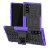 Samsung Galaxy Note 10 Hybrid Rugged PC + TPU Kickstand Case Purple