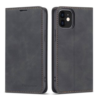 Forwenw iPhone 12 Mini Wallet Kickstand Magnetic Case Black
