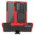 Samsung Galaxy Note 20 Hybrid Rugged PC + TPU Kickstand Case Red