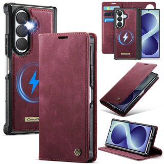 CaseMe Samsung Galaxy Z Fold8 Ultra 2-in-1 Magnetic Wallet Case – Wireless Charging & RFID Blocking Red