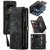 CaseMe Samsung Galaxy S10 Plus Wallet Case with Wrist Strap Black