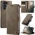 CaseMe Samsung Galaxy S26 Ultra Magnetic Wallet Case with RFID Blocking Coffee