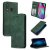 Samsung Galaxy A20e Magnetic Flip Wallet Stand Case Green