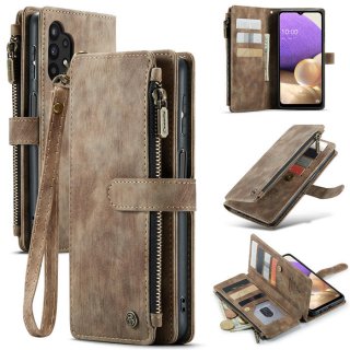 CaseMe Samsung Galaxy A32 5G Wallet kickstand Case Coffee