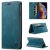 Autspace iPhone X/XS Wallet Kickstand Magnetic Shockproof Case Blue