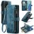 CaseMe Samsung Galaxy Note 20 Ultra Wallet Kickstand Case Blue