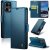CaseMe OPPO Reno13 Wallet RFID Blocking Magnetic Buckle Case Blue