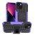 Dual Layer Hybrid Anti-Slip iPhone 14 Kickstand Case Purple