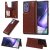 Samsung Galaxy Note 20 Ultra Luxury Cute Cats Magnetic Card Slots Stand Case Brown