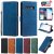 Samsung Galaxy S10 Wallet RFID Blocking Kickstand Case Blue