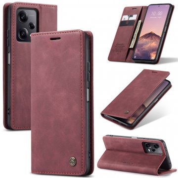 CaseMe Xiaomi Redmi Note 12 Pro Plus Wallet Magnetic Case Red